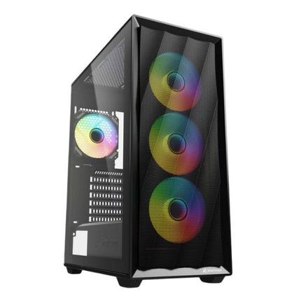 CASE RGB SHARKOON VK4 MID TOWER VENTILADORES 4 DE 120MM CON VIDRIO LATERAL 4044951044115