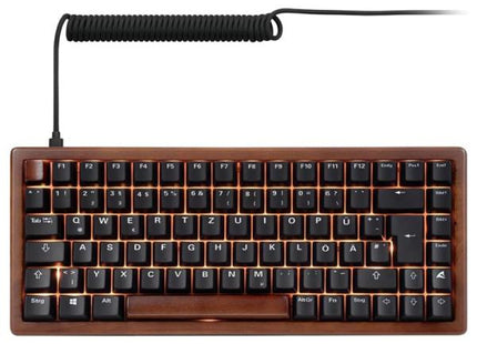 TECLADO GAMING RGB SHARKOON SKILLER SGK50 S3 WOOD PBT MECÁNICO ALÁMBRICO USB ESPAÑOL 4044951042715