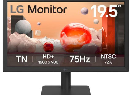 MONITOR LG GAMING LG 20U401A-B 19.5" PLANO 1600x900 75HZ TN AMD FREESYNC HDMI Y D-SUB