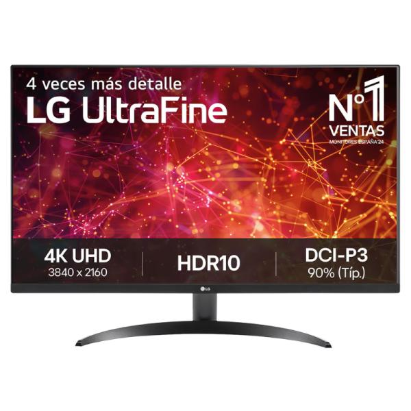 MONITOR LG GAMING LG 32UR500K-B 31.5" PLANO 3840 X 2160 60HZ 4K UHD VA HDR10 DP Y HDMI