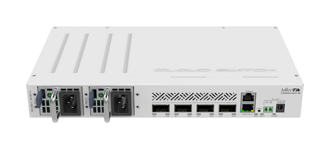 MikroTik Switch Administrable 4 QSFP28, CRS504-4XQ-IN