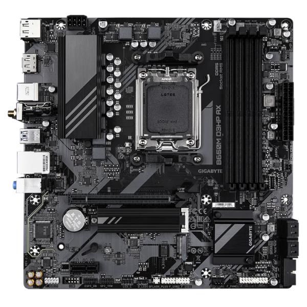 TARJETA MADRE GIGABYTE B650M D3HP AX AM5 MICRO ATX DDR5 WIFI 6E BLUETOOTH 5.3