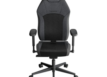 Silla oficina ergonómica ThunderX3 Solo 360 Loft con respaldo mesh negro vista frontal