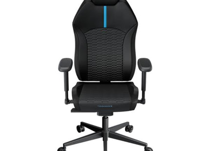 Silla gamer ergonómica ThunderX3 Solo 360 Racer vista frontal con respaldo alto y diseño racing