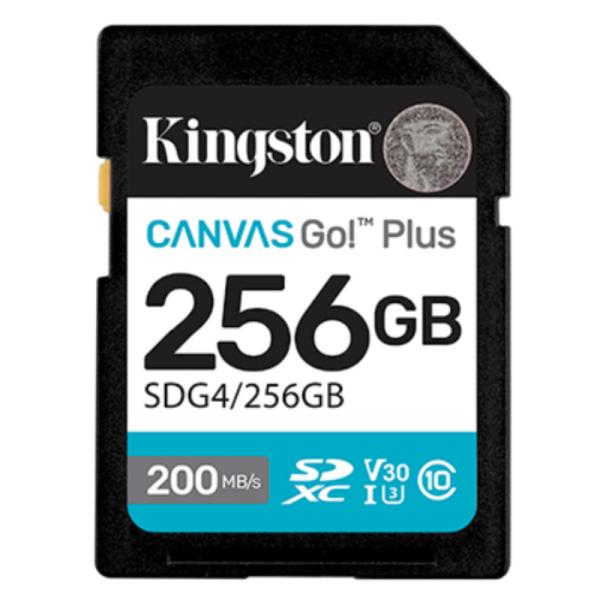 MEMORIA MICRO SDXC KINGSTON SDG4/128GB CANVAS GO PLUS GEN 4 200MB/S PARA CAMARAS