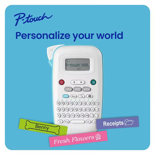Rotuladora Portátil Brother P-touch PT-N10 para Cintas Btag de 12 mm