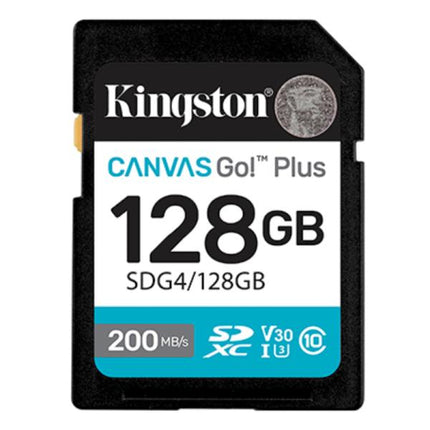 MEMORIA MICRO SDXC KINGSTON SDG4/256GB CANVAS GO PLUS GEN 4 200MB/S PARA CAMARAS