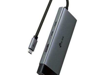 HUB USB-C TP LINK UH7020C(UN) 7 PUERTOS (USB-C / HDMI 4K / USB-A / SD / MICRO SD) 100W 5 GBPS