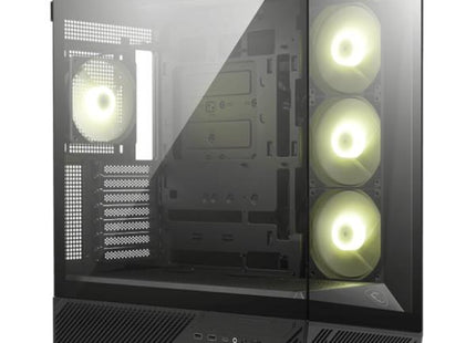 Case RGB MSI MAG PANO 130R PZ 306-7G32R14-HH9 | Mid Tower | 4 Ventiladores 120mm | Panel Frontal y Lateral