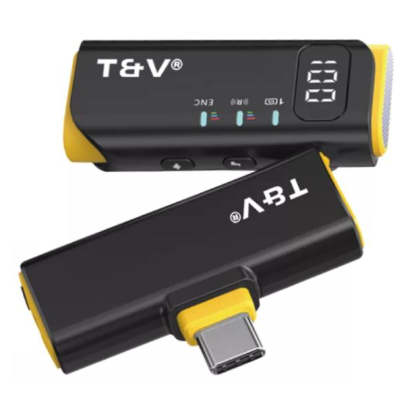 Micrófono Thonet & Vander VX350 | Lavalier inalámbrico | USB-C | Portátil