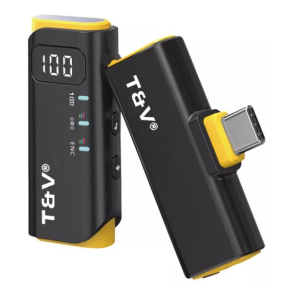 Micrófono Thonet & Vander VX390 Lavalier | Inalámbrico | USB-C | Cuna de carga doble