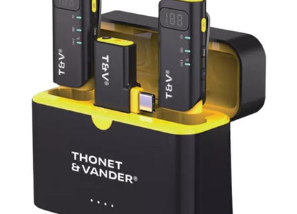 Micrófono Thonet & Vander VX390 Lavalier | Inalámbrico | USB-C | Cuna de carga doble