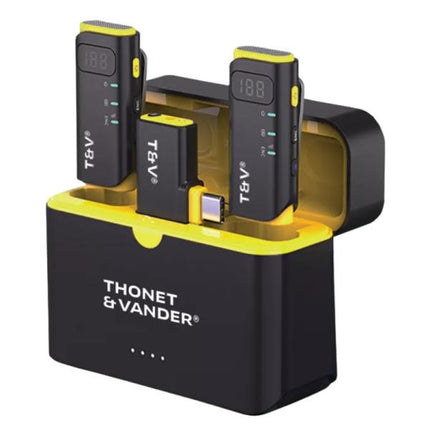 MICROFONO THONET & VANDER VX390 LAVALIER INALÁMBRICO USB-C CUNA DE CARGA DOBLE HK096-03683