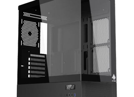 CASE EAGLE WARRIOR CG01TZRA001 MID TOWER SIN VENTILACION INCLUIDA CON VIDRIO TEMPLADO FRONTAL Y LATERAL SIN FUENTE