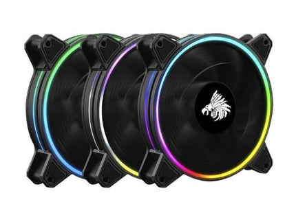 ABANICO ARGB EAGLE WARRIOR FCF2L3W5007C 3X120MM W/6 PIN CONTROL BOX