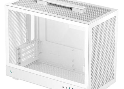 CASE DEEPCOOL CH160 PLUS WH MINI TOWER VENTILADORES 4 DE 120MM CON MALLA Y PANEL FRONTAL Y LATERAL R-CH160-WHNGM0-G