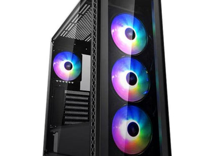 CASE RGB DEEPCOOL MATREXX 50 ADD-RGB 4F MID TOWER VENTILADORES 4 DE 120MM CON VIDRIO FRONTAL Y LATERAL DP-ATX-MATREXX50-AR-4F-NE