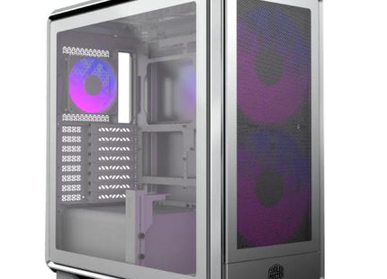 CASE RGB COOLER MASTER MASTERFRAME 600 MESH SILVER MID TOWER VENTILADORES 3 DE 200MM CON VIDRIO TEMPLADO MF600M-SGNN-S01