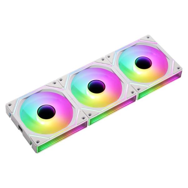 ABANICO ARGB FORMULA V LINE TRIPLE FAN AIR BRIDGE WH 120 MM  4 PIN PWM + 3 PIN ARGB 4711401661009