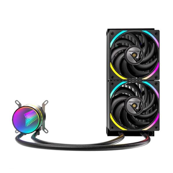 ENFRIAMIENTO LIQUIDO ARGB FORMULA V LINE OASIS L240 ARGB BK 240MM LGA1700/AM5 4 PIN PWM + 3 PIN ARGB  4711401661351