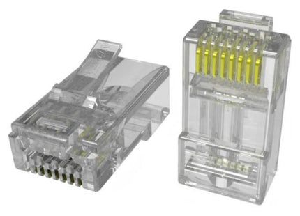 CONECTOR HIKVISION DS-1M6AUA RJ45 CAT6A SIN BLINDAJE 8 PINES / 8 CONDUCTORES