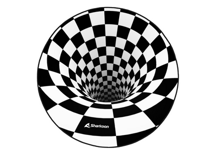 Alfombrilla Sharkoon SFM12 3D Vortex | Base Antideslizante | Protección de Suelo | 120 cm