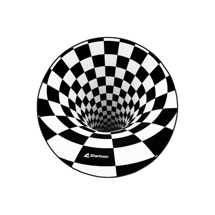 Alfombrilla Sharkoon SFM12 3D Vortex | Base Antideslizante | Protección de Suelo | 120 cm