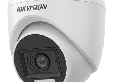 Cámara turret Hikvision DS-2CE76K0T 3K Smart Hybrid vista frontal