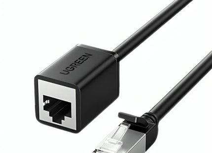 Cable de Extensión Ethernet UGREEN NW112 | CAT 6 | RJ45 Macho a Hembra | 0.5 m | Red de Alta Velocidad