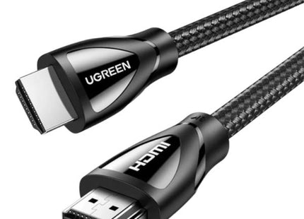 Cable HDMI UGREEN HD140 8K de 2 metros con conectores macho dorados para ultra alta definición
