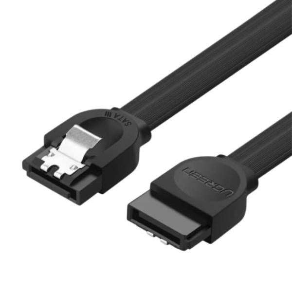 Cable UGREEN US217 | SATA III en Ángulo | 0.5 m | 6 Gbps | Cable de Datos Interno