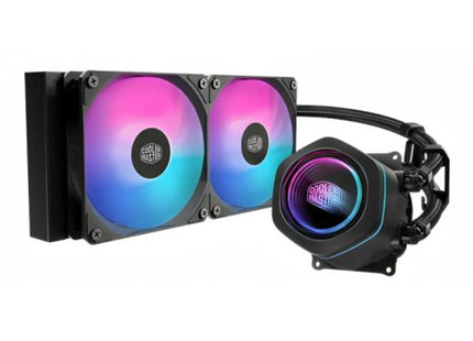 ENFRIAMIENTO LIQUIDO COOLER MASTER MASTERLIQUID CORE NEX 240 ARGB 240MM / 360MM LGA1851/1700/1200/AMD AM5/AM4 MLX-D24M-A18PA-R1