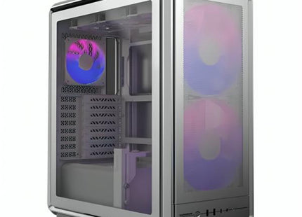 CASE COOLER MASTER MASTERFRAME 500 MESH BLACK ARGB MID TOWER VENTILADORES 3 (2X200 MM + 1X120 MM) VIDRIO TEMPLADO Y MALLA FRONTAL MF500M-KHNN-S01