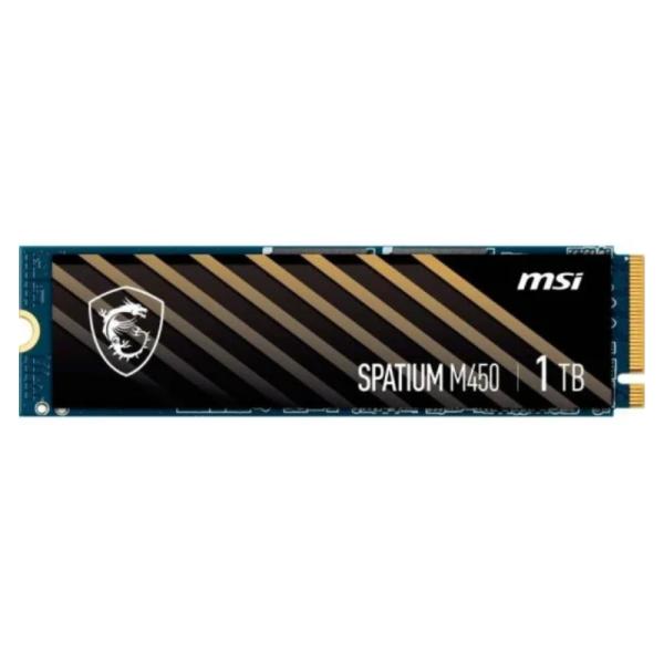 SSD NVMe MSI SPATIUM M450 S78-440L0M0-P83 | 1TB | M.2 | PCIe 4.0 | 3600 MB/s