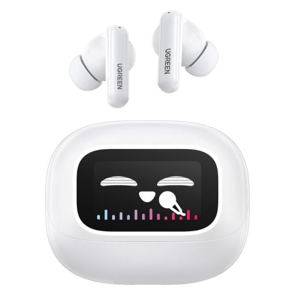 AUDIFONOS UGREEN ECHOBUDS MAGIC WS211 BLUETOOTH 5.4 PANTALLA TÁCTIL/IPX5/ANC 52DB 55137