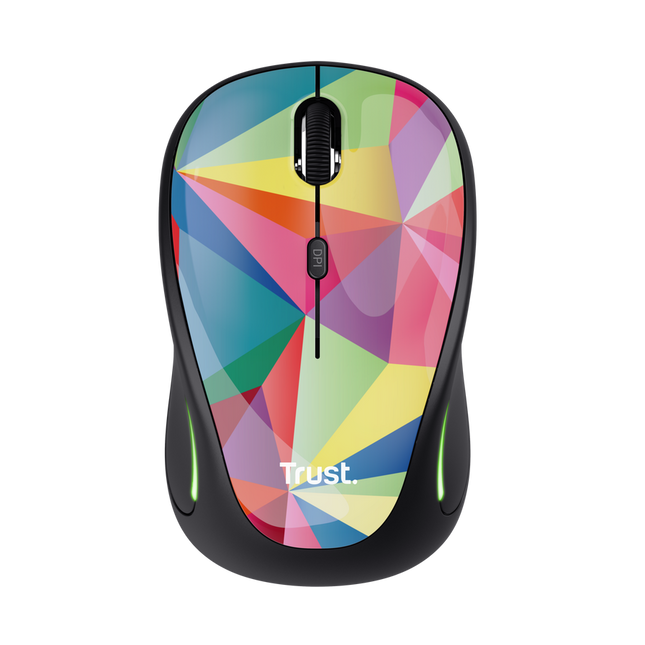 Mouse Trust Yvi FX Inalámbrico Multicolor, 22337