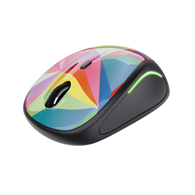 Mouse Trust Yvi FX Inalámbrico Multicolor, 22337