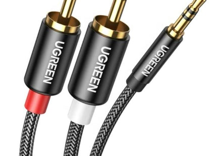 Cable UGREEN AV116 | 3.5mm Macho a 2RCA Macho | 3 m | Audio Estéreo