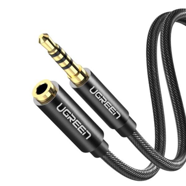 Cable UGREEN AV118 | Jack 3.5 mm Macho a Hembra | 1.5 m | Extensión de Audio Estéreo