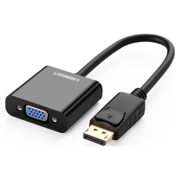 Adaptador UGREEN DP109 | DisplayPort Macho a VGA Hembra | Conversión de Video Digital a Analógico