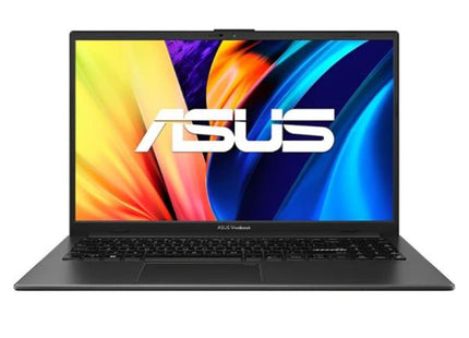 Laptop ASUS VivoBook 16 F1605VA color negro vista frontal con pantalla abierta