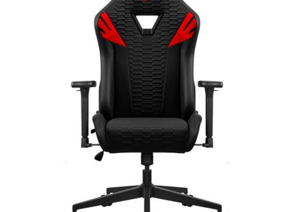 Silla gaming VC2 vista posterior con soporte lumbar y diseño racing completo