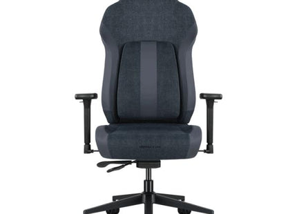Silla gaming Fórmula V Line Viron vista frontal con respaldo ergonómico y tapizado Pawtex