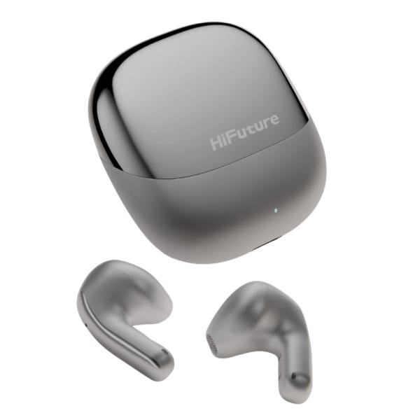 Audífonos HiFuture ChromeBuds inalámbricos Bluetooth 5.4 con estuche de carga vista frontal Costa Rica