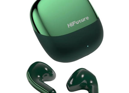Audífonos HiFuture ChromeBuds inalámbricos con estuche de carga, vista frontal