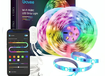 Tira de Luces LED RGB Govee Smart Wi-Fi + Bluetooth, 10 metros, H61101A1