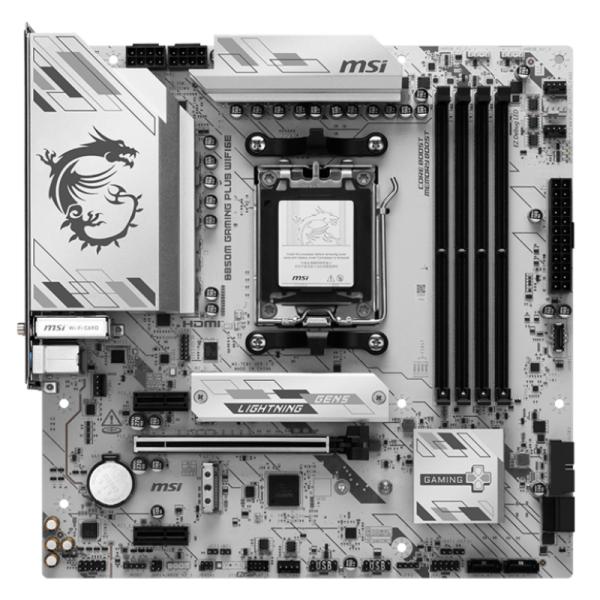 Tarjeta Madre MSI B850M GAMING PLUS WIFI6E 911-7E81-001 | AM5 | DDR5 | Micro-ATX | Wi-Fi 6E