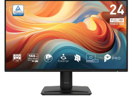 MONITOR MSI PRO MP242 E14A 23.8" PLANA FHD 1920X1080 144 HZ IPS ADAPTIVE SYNC HDMI 9S6-3PD1CT-014