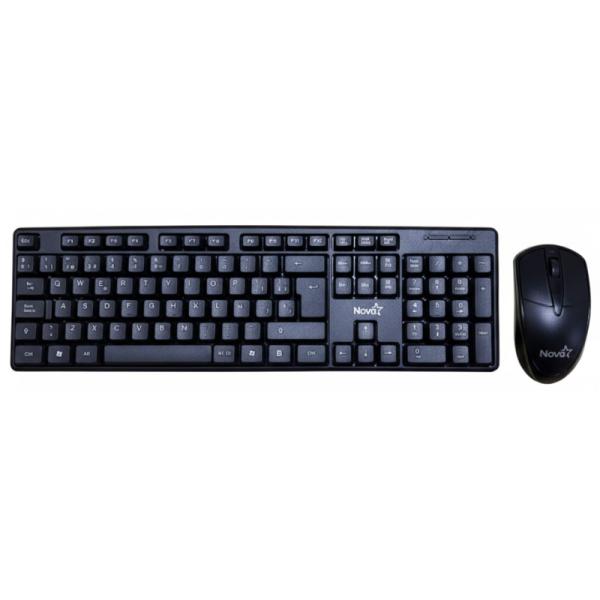 COMBO TECLADO Y MOUSE NOVA KB3782U0001C ALÁMBRICO USB