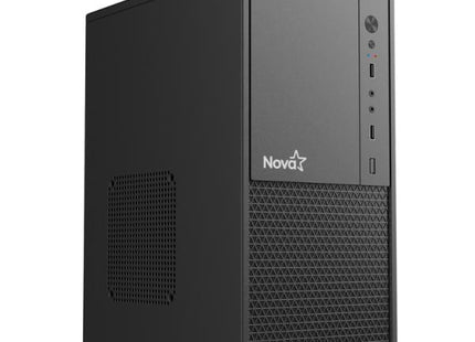 CASE NOVA CM09Z9RA001C MINI TOWER VENTILADOR 80 MM CON PANEL FRONTAL SIN FUENTE DE PODER NO INCLUIDA